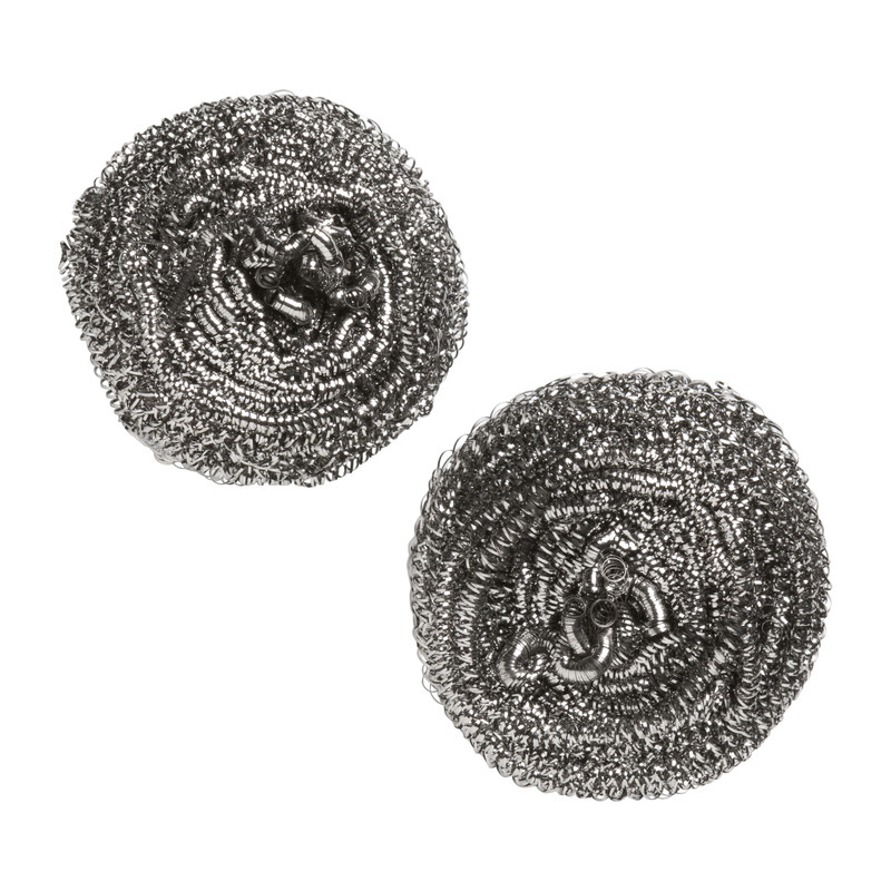 RVS pannenspons - set van 2