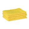 Microvezeldoekjes geel - set van 3 - 32x36 cm