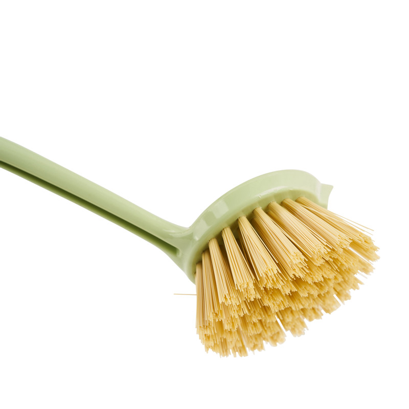 Afwasborstel met bamboe handgreep - groen