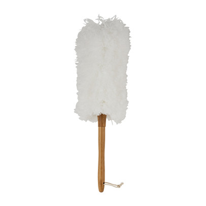 Plumeau met bamboe steel - 50 cm