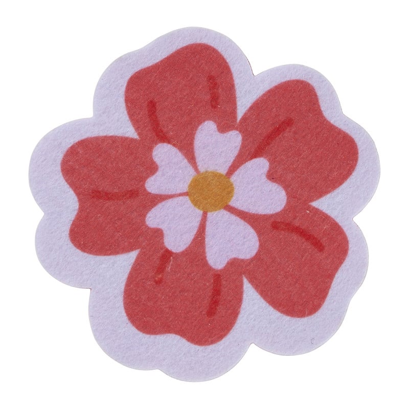 Schuurspons bloem - diverse varianten - 10x7x3 cm