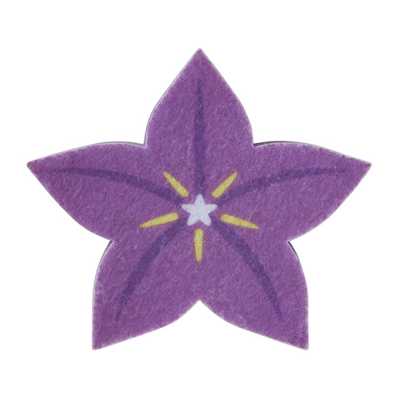 Schuurspons bloem - diverse varianten - 10x7x3 cm