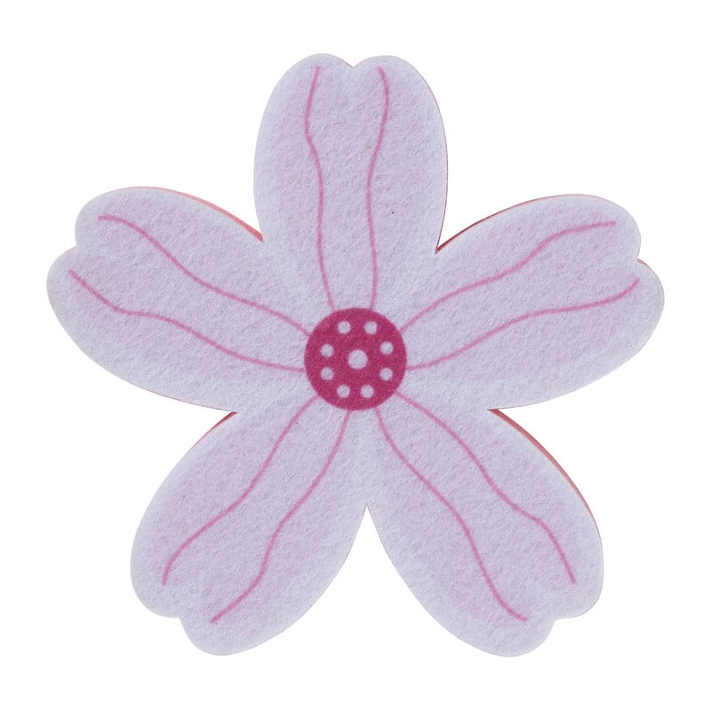 Schuurspons bloem - diverse varianten - 10x7x3 cm