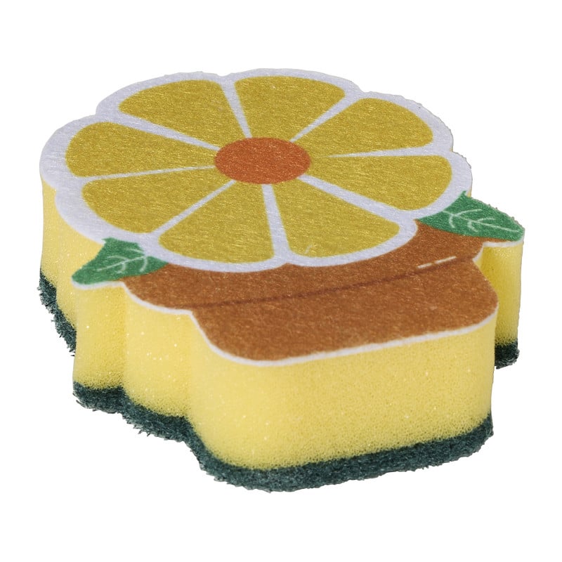 Schuurspons bloem - diverse varianten - 10x7x3 cm