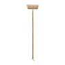 Bezem bamboe - beige - 30x7x12 cm 