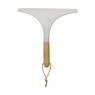 Raamzeem bamboe - beige - 18.4x13x8 cm 