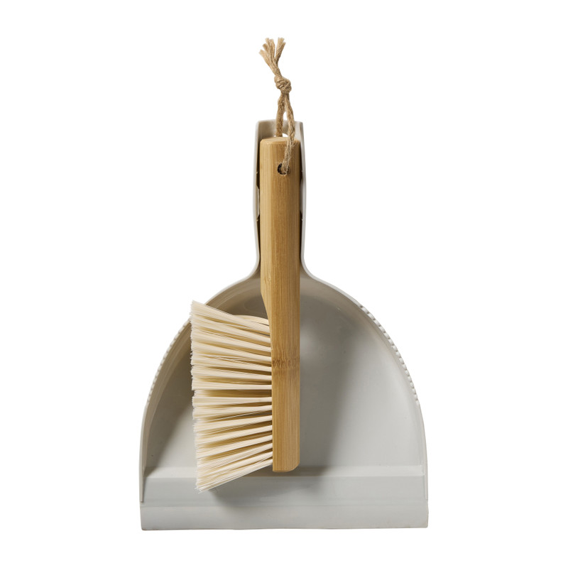 Handveger set bamboe - beige - 26.8x18.2x7.5 cm 