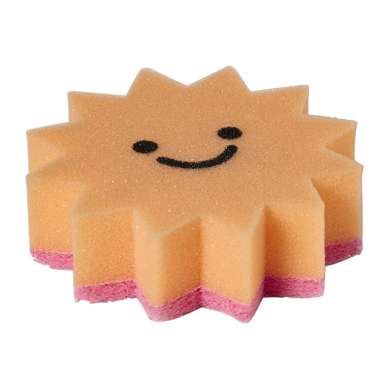 Schuurspons zon - ø10x3 cm - diverse varianten 