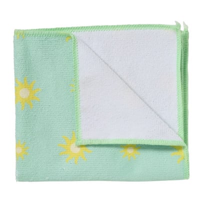 Microvezel doekjes zonnetjes - 32x36 cm  - set van 2
