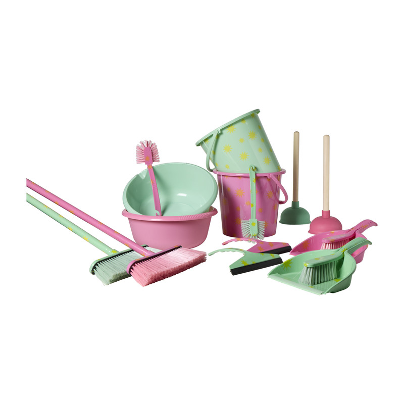 Stoffer en blik zonnetjes - 32x23.5x8 cm - diverse varianten