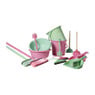Stoffer en blik zonnetjes - 32x23.5x8 cm - diverse varianten