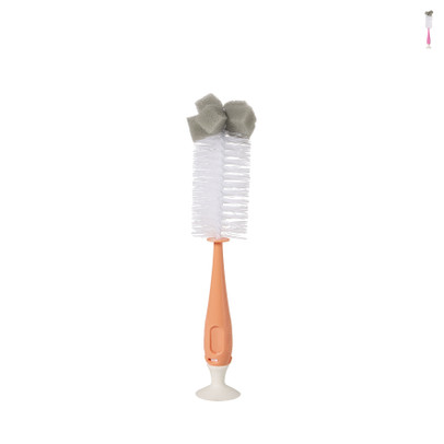 Flessenborstel met spons - 18x6x6 cm - diverse varianten