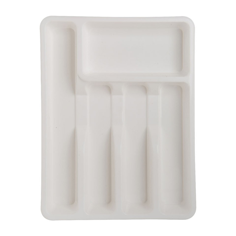 Bestekbak wit - 29x39x4 cm