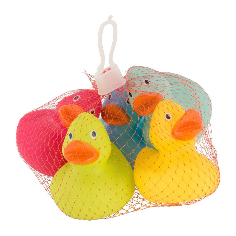 Badeendjes - multikleur - set van 5
