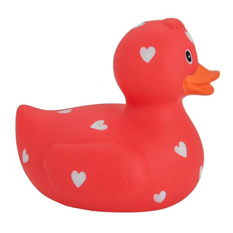 Badeend XL - hartjes