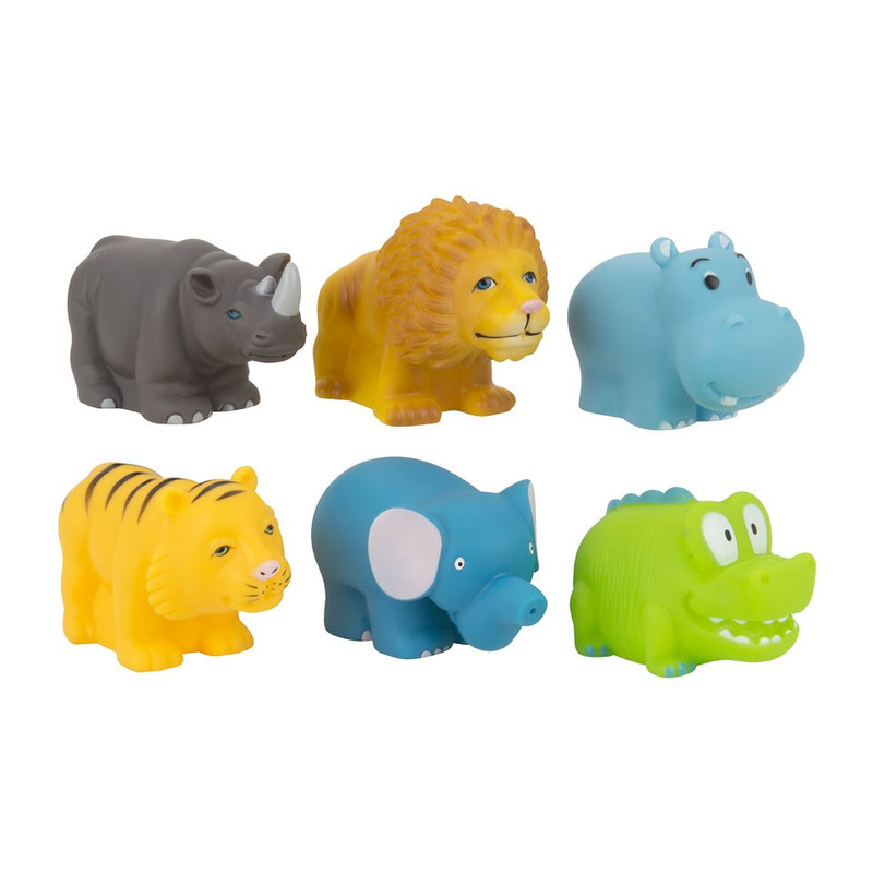 Badspeeltjes wilde dieren