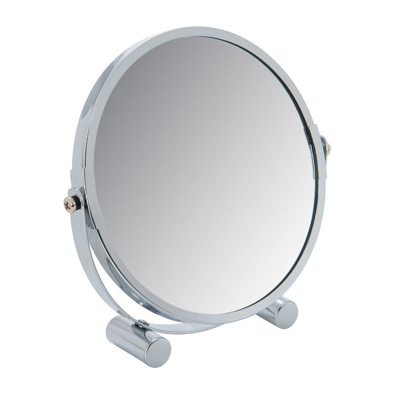 Spiegel op voetjes - zilver