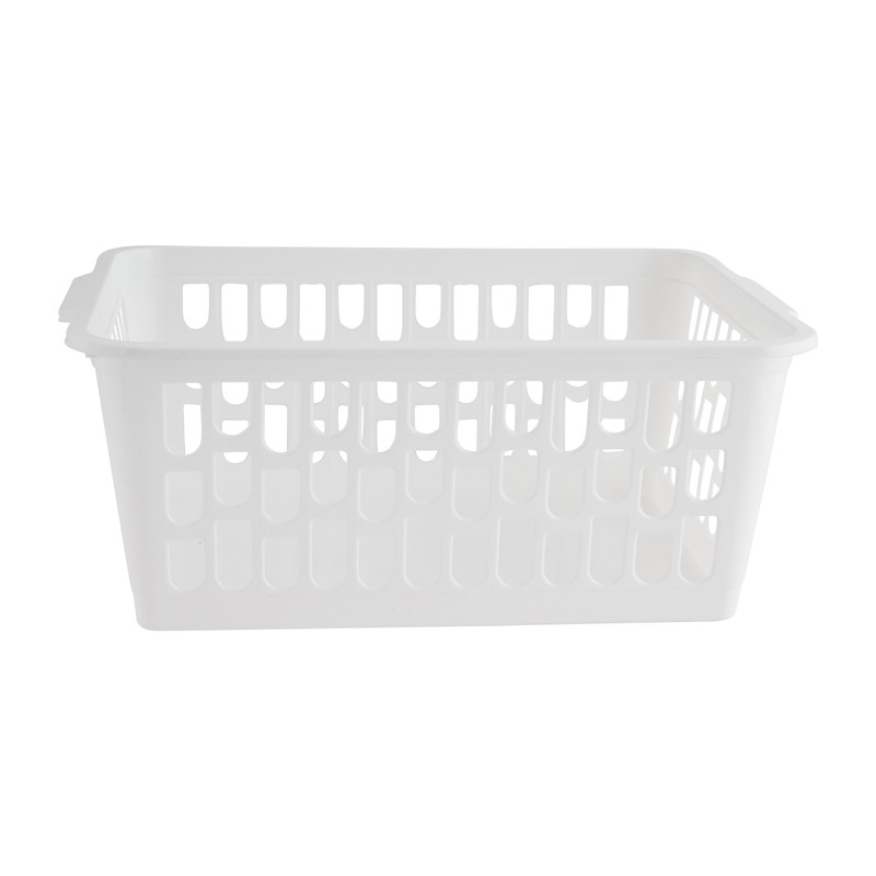 Mand large - wit - 24x34x14,5 cm