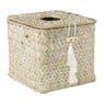Tissuebox  zeegras - naturel - 13x14x14 cm