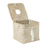 Tissuebox  zeegras - naturel - 13x14x14 cm