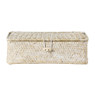 Opbergdoos zeegras - naturel - 7.5x24x14 cm