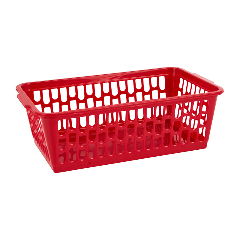 Mandje small - rood - 14x24x8 cm