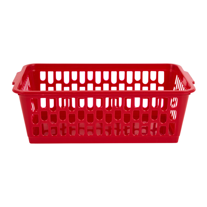 Mandje small - rood - 14x24x8 cm