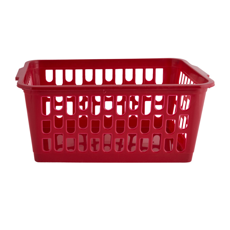 Mand large -rood - 24x34x14,5 cm