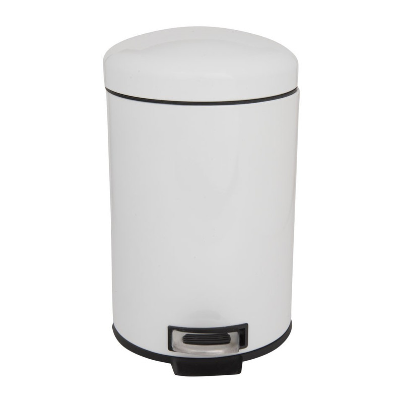 Pedaalemmer basic - 3 liter - wit 