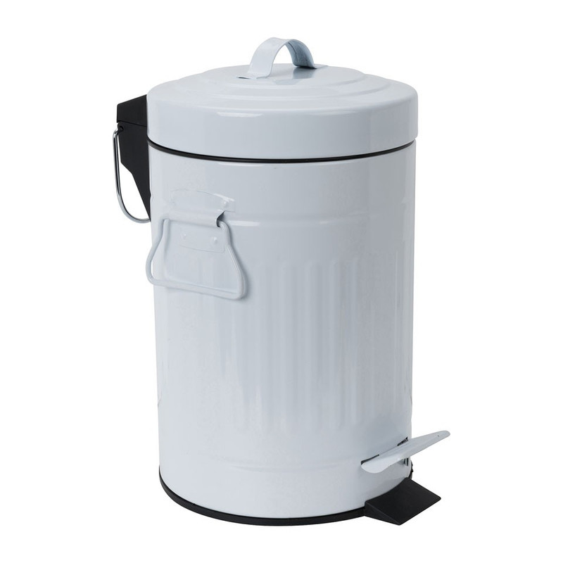 Pedaalemmer lijnen - 3 liter - wit