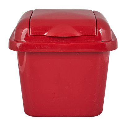Gewoon been Okkernoot Mini afvalbakje - rood - 14x16x16 cm | Xenos