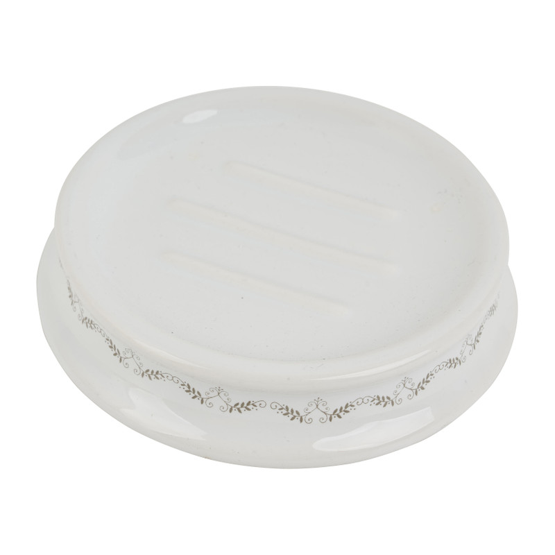 Zeepschaal Le Bain - wit - ø10 cm 