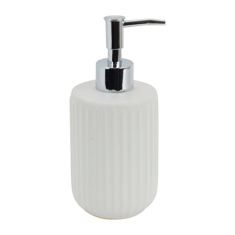 Zeeppompje ribbel - wit