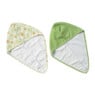 Handdoek tulband - avocado - set van 2