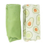 Handdoek tulband - avocado - set van 2