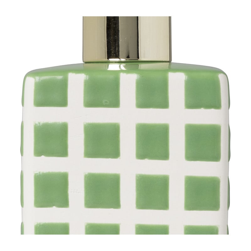 Zeeppompje blokjes - groen/wit - 15.8x7x7 cm