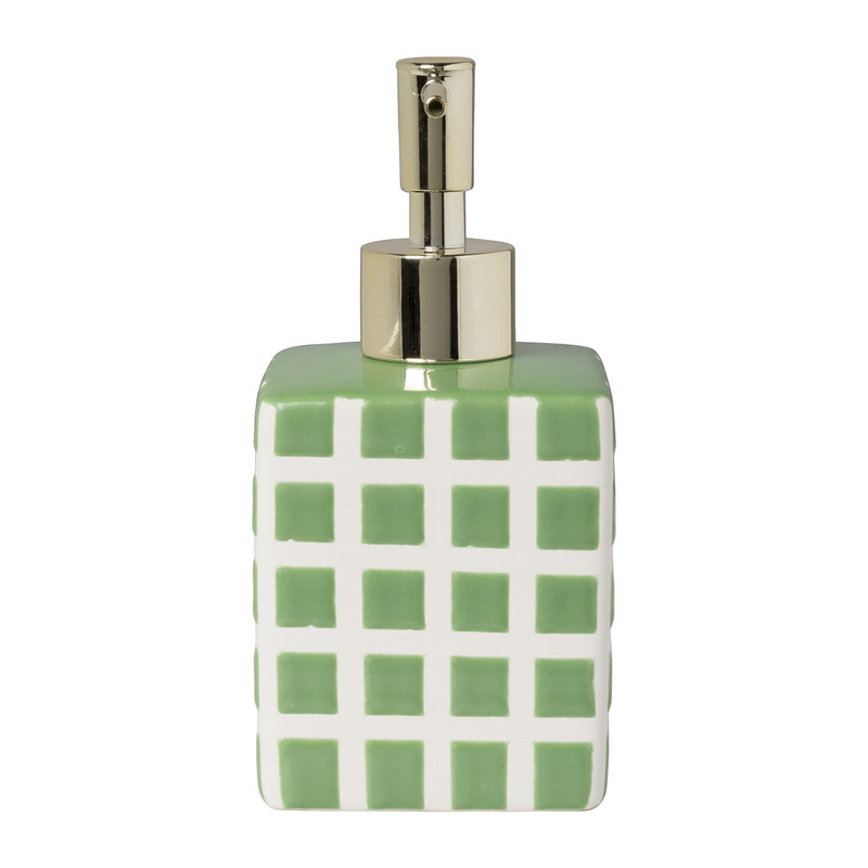 Zeeppompje blokjes - groen/wit - 15.8x7x7 cm