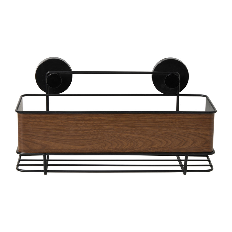 Badkamer rekje houtlook - bruin - 32x15x12 cm