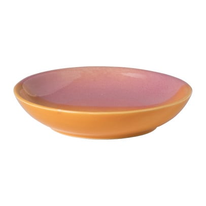 Zeepschaaltje duo - oranje/roze - ø11x2.2 cm