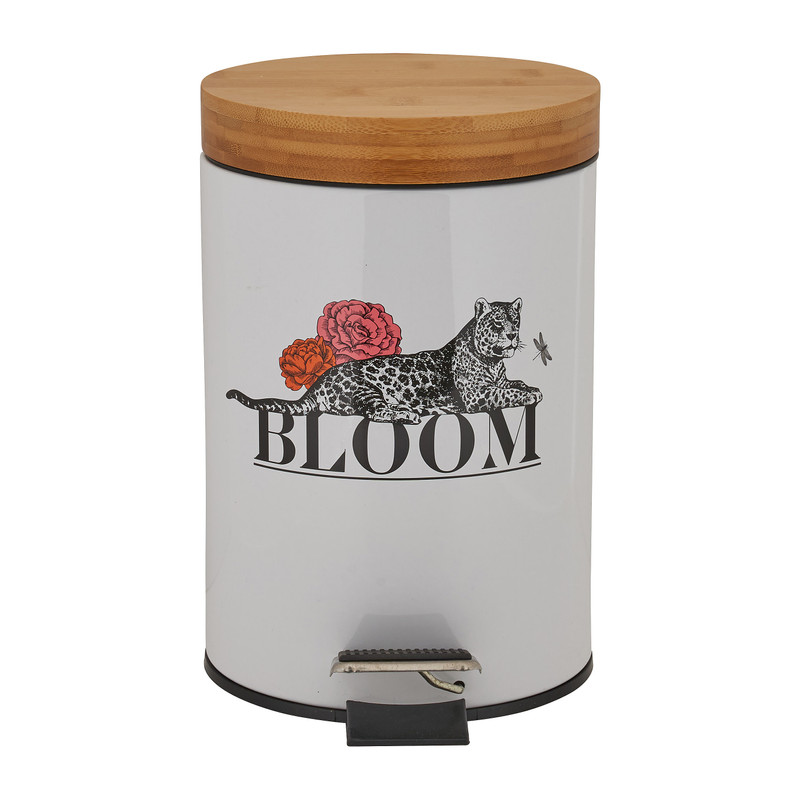 Pedaalemmer bloom - wit - 3 liter