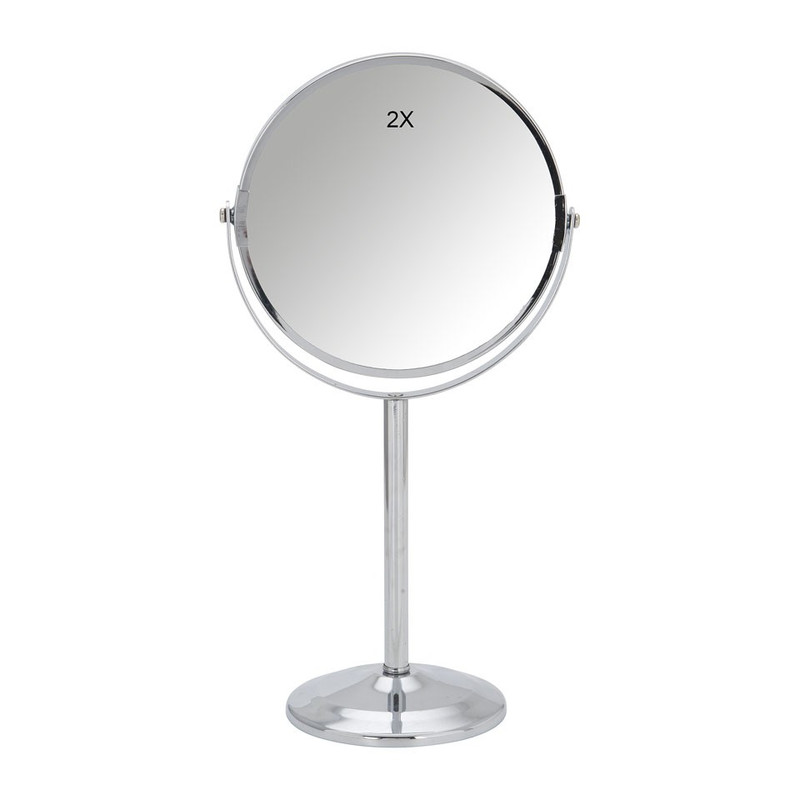 Make-up spiegel - chroom - ø16 x 36 cm 