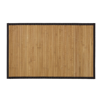 Badmat bamboe - bruin - 50x80 cm