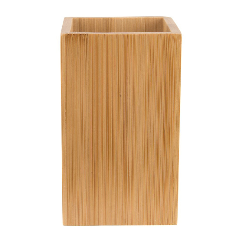 Badkamer beker - bamboe