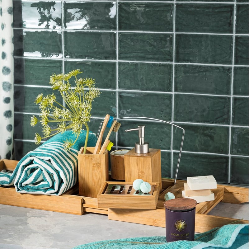 Zeepbakje bamboe look