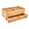 Opberger met lade bamboe - 27x15x11 cm