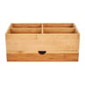 Opberger met lade bamboe - 27x15x11 cm