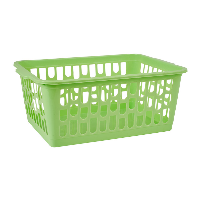 Mandje large - groen - 24x34x14.5 cm