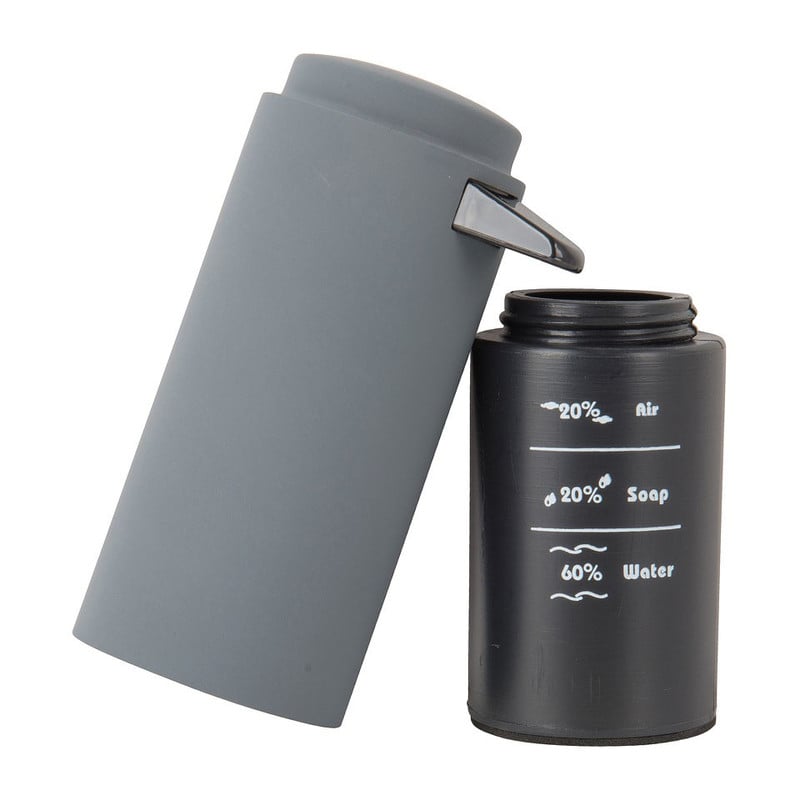 Zeeppompje grijs/zwart