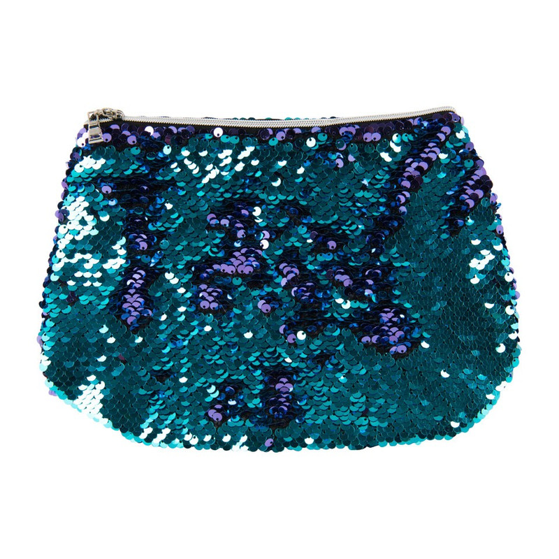 Make-up tasje  pailletten - 19 x 26 cm