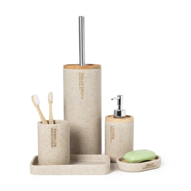 Zeepbakje sand - beige - 12.9x8.4x2.5 cm